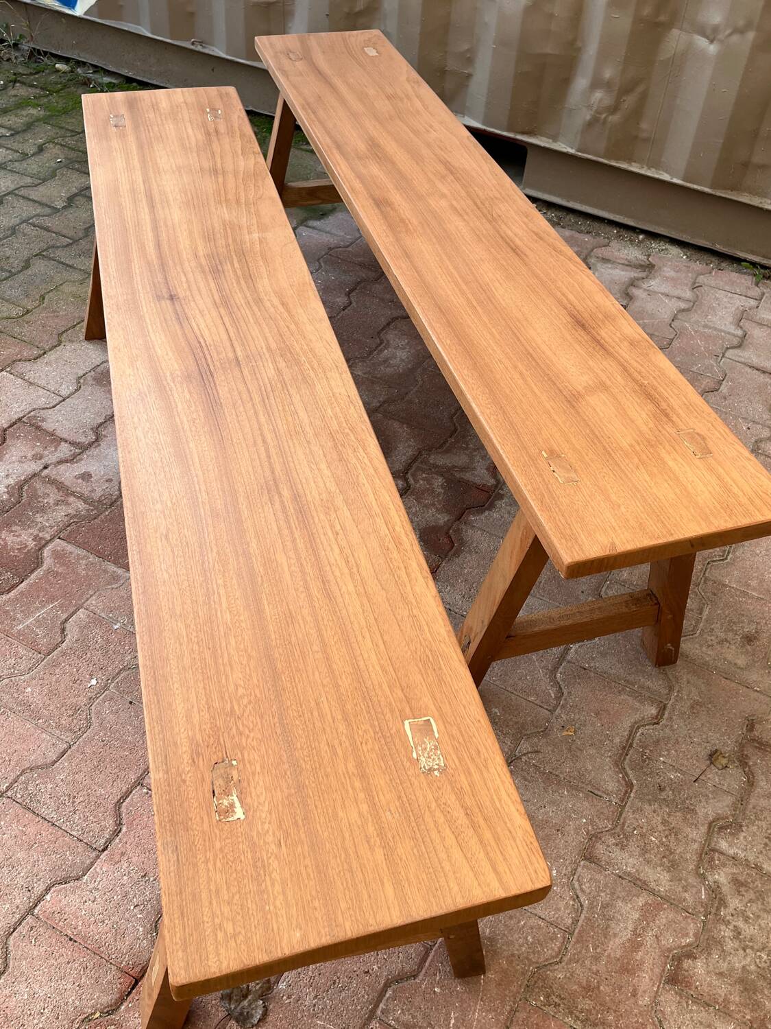 Wooden bench