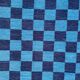 Vintage Swedish style 315x330 cm Square, Checkerboard Chindi Rug, Schackruta
