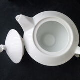 White porcelain teapot