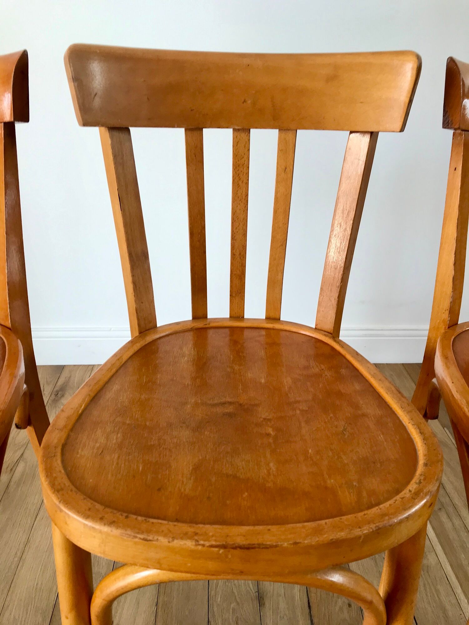 Set of 3 Luterma bistro chairs 50s