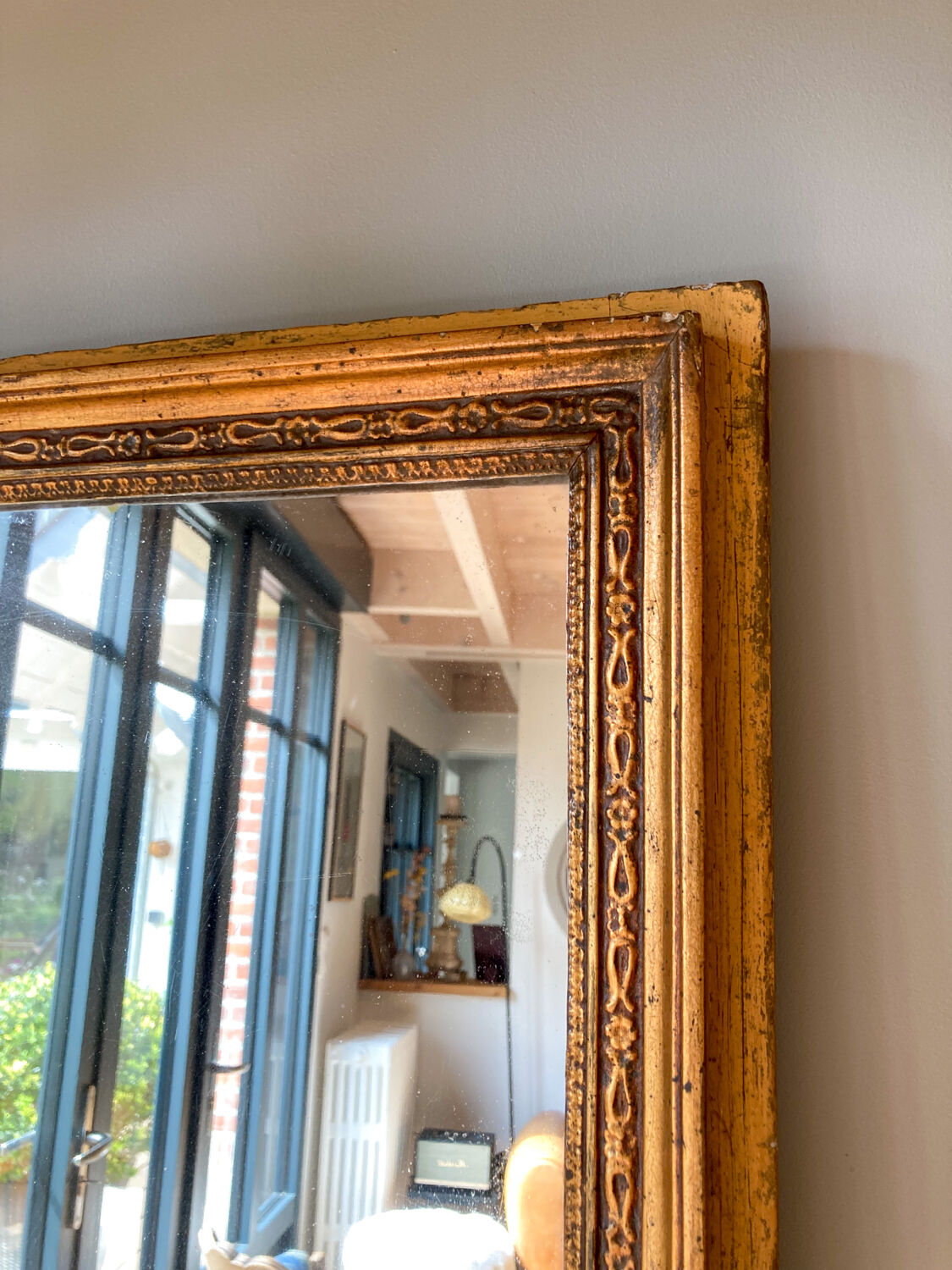 Miroir doré
