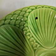 Ancienne assiette à huîtres digoin sarreguemine