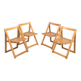 ZMG Thonet Beech wood Folding chairs 1950s