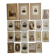 Set of 21 old photographic portraits from the end of the 19th century to the beginning of the 20th century