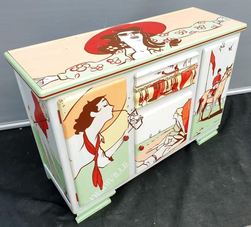 Buffet Deauville 1950 pop art XIX by Laurence DELMOTTE BERREBY