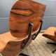 Vitra Eames Lounge Chair XL + Ottoman, Cognac leather & Santos Rosewood