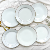 Service de table en porcelaine pour 6 personnes