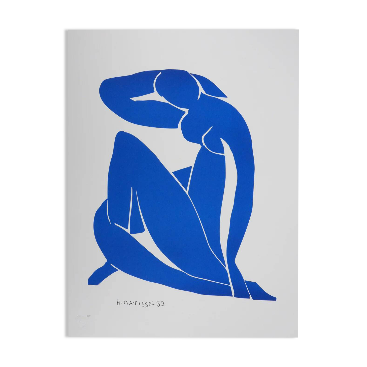 Henri Matisse: Blue Nude V, signed lithograph
