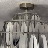 Space Age Chandelier with Cascading Plastic Discs – Mid-Century Modern