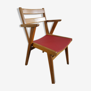 Fauteuil scandinave type bridge