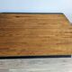 Old black and wood coffee table