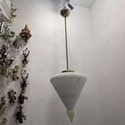 Suspension lumineuse en verre de Murano années 1980