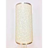 Lampe de sol 1970, 2 feux, verre blanc