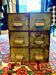 Lot de 3 Casiers doubles de rangement métal industriel