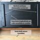 adult-sized desk with black flap & raw natural