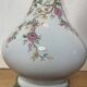 Old Napoleon 3 globe electrified oil lamp in opaline