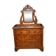 Coiffeuse Louis Philippe dessus marbre
