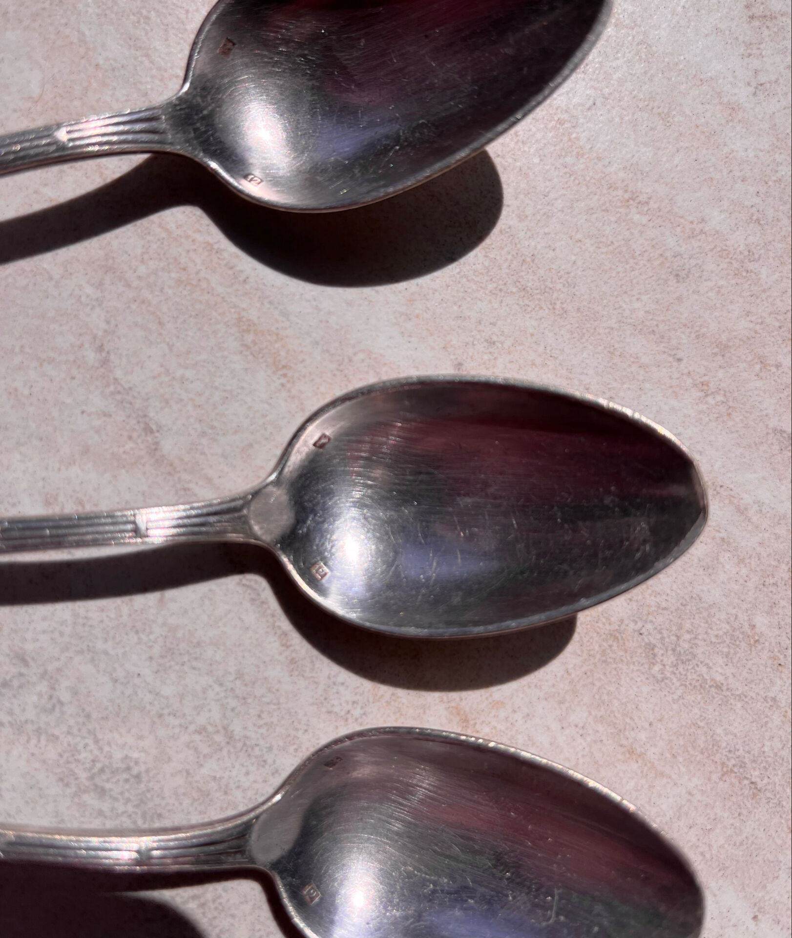 Lot 4 Cuillères argent