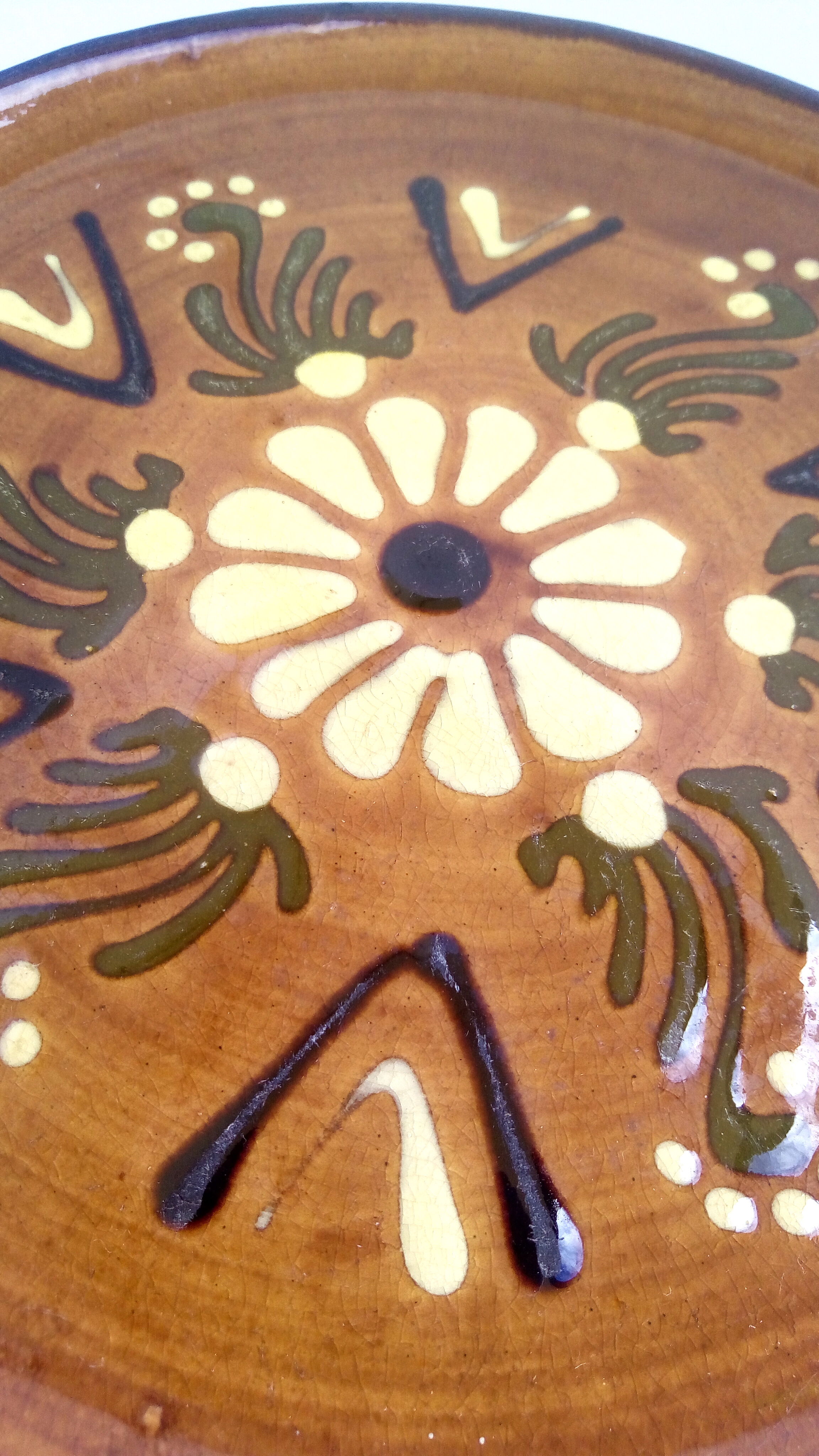 Ancient flowery plate of Savoy