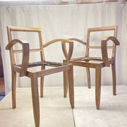 Bridge armchair pair