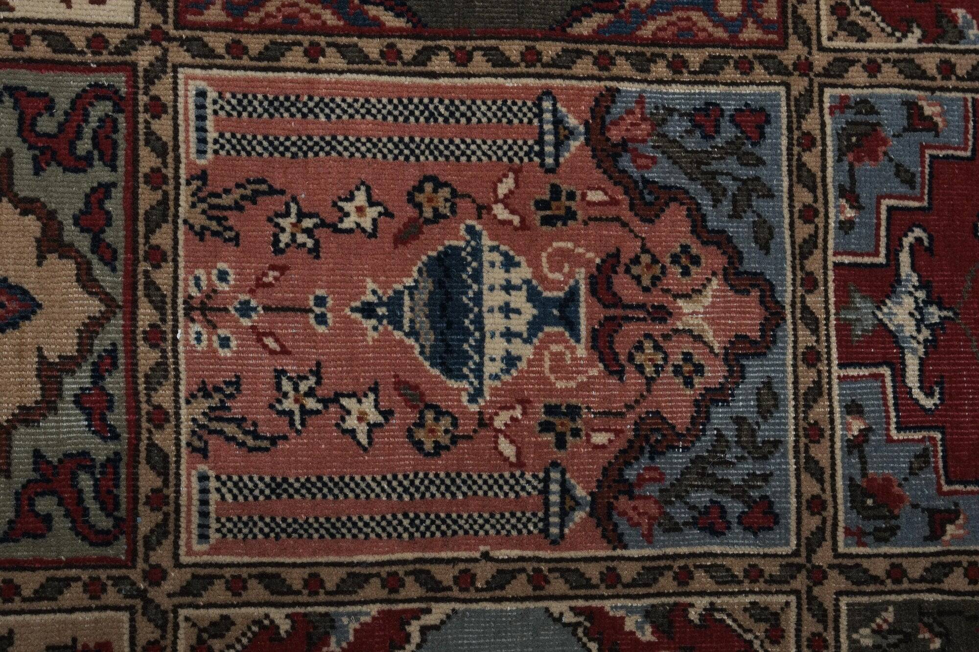 Vintage Turkish handmade rug 250x306 cm