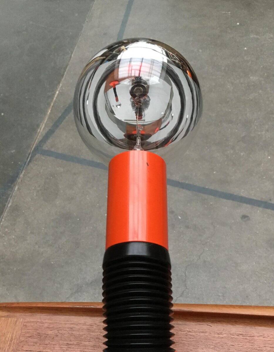 Vintage Italian table lamps Space Age by Bellini for Targetti, 1970s.