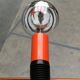 Vintage Italian table lamps Space Age by Bellini for Targetti, 1970s.