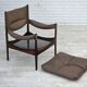 1970s, Danish design by Kristian Vedel, highback armchair model "Modus".