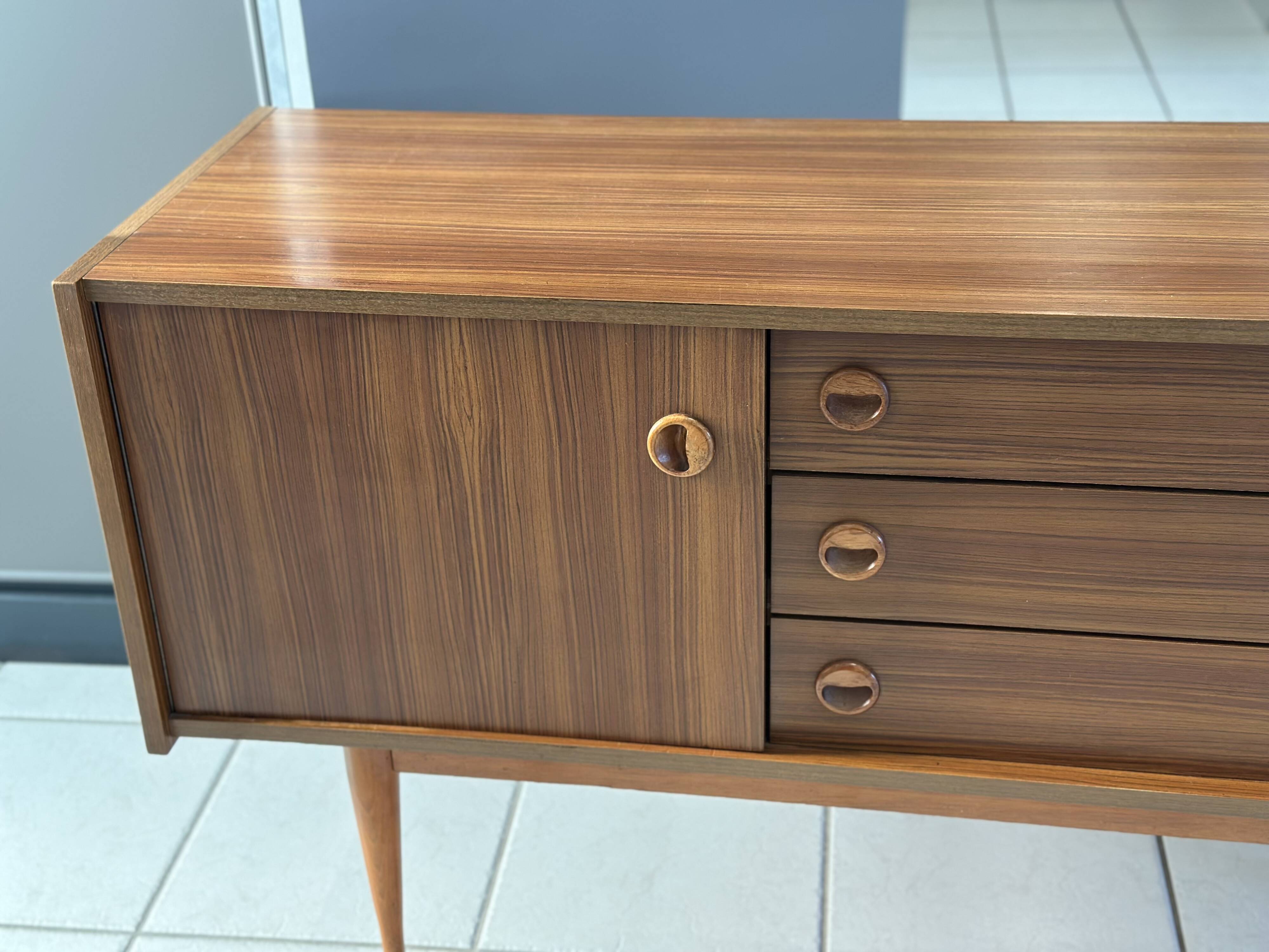 Vintage 1960s Scandinavian-style sideboard