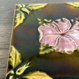 Antique Art Nouveau ceramic tile from 1900