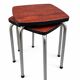 Formica stool 1960s Vintage Scandinavian