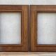 Set of 4 identical frames oak wood from artist stock