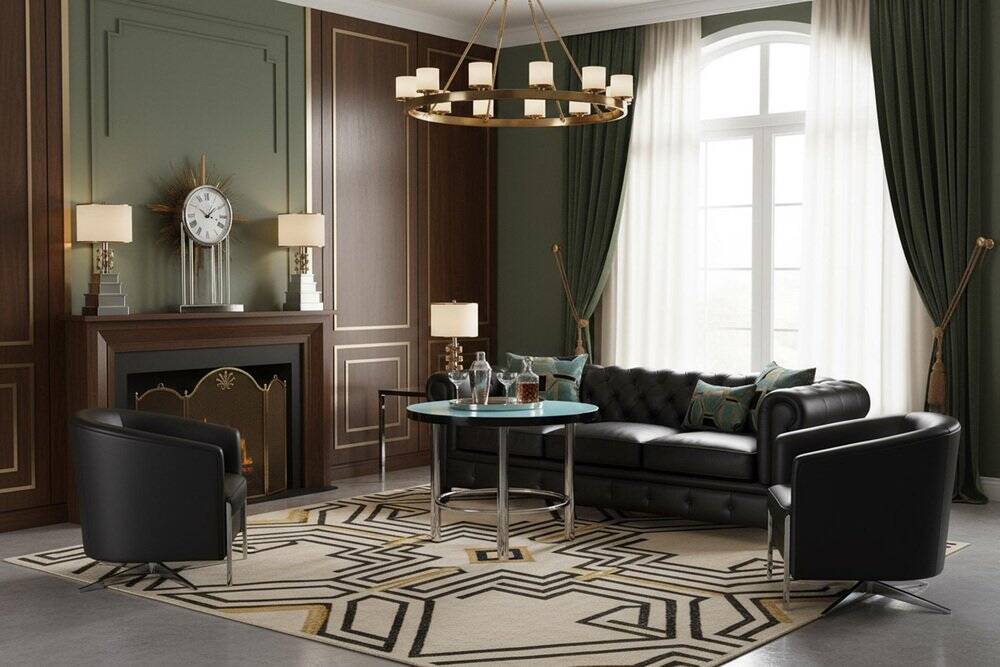Czech Bauhaus Round Coffee Table in Chrome-Plated Steel, 1930s