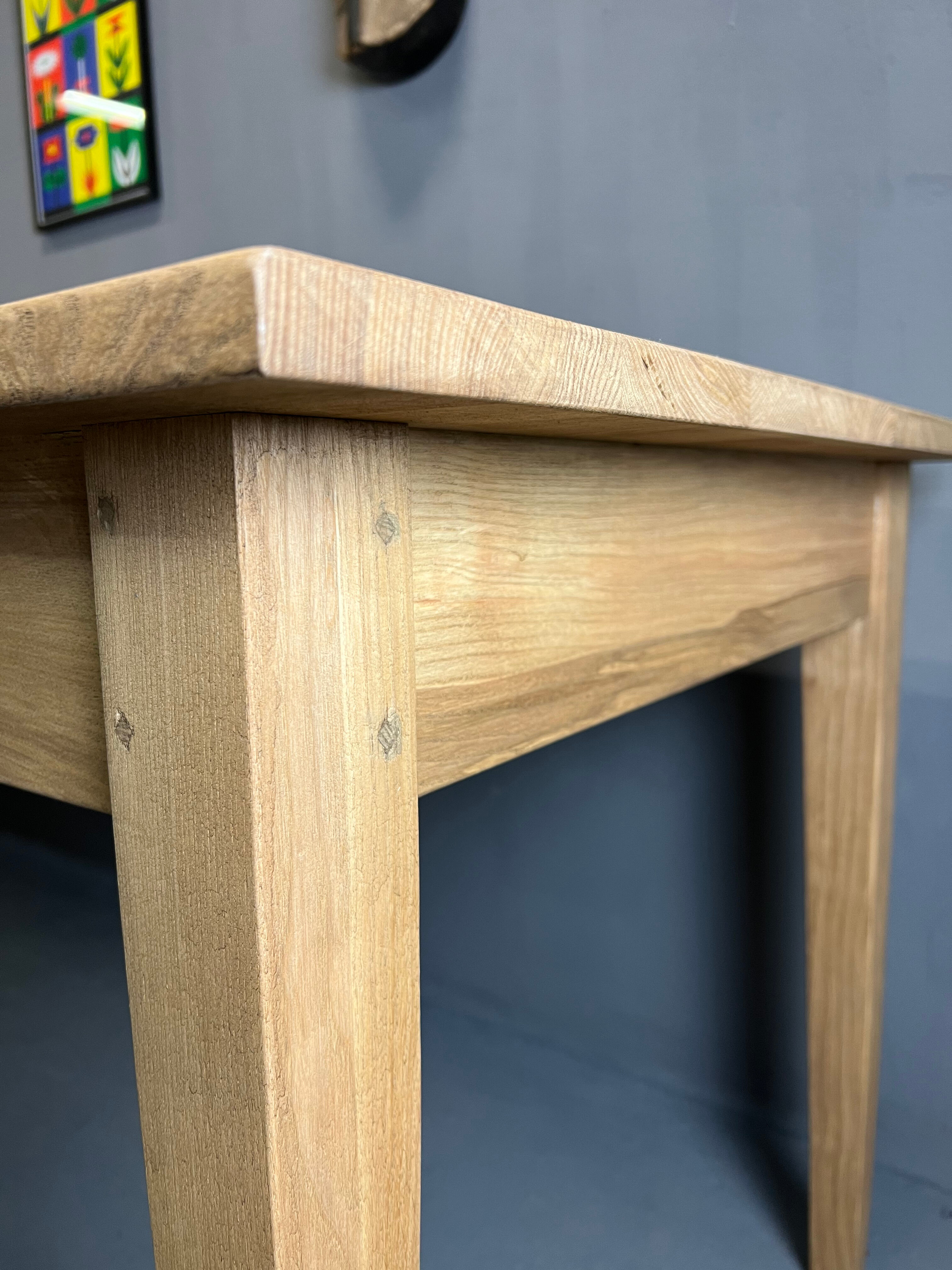 Farmhouse table 300 X 80 cm, spindle legs