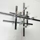 Mid-century Swiss space-age wall lamps or ceiling lights by Temde, 1960s.