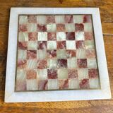 Marble and onyx chess set