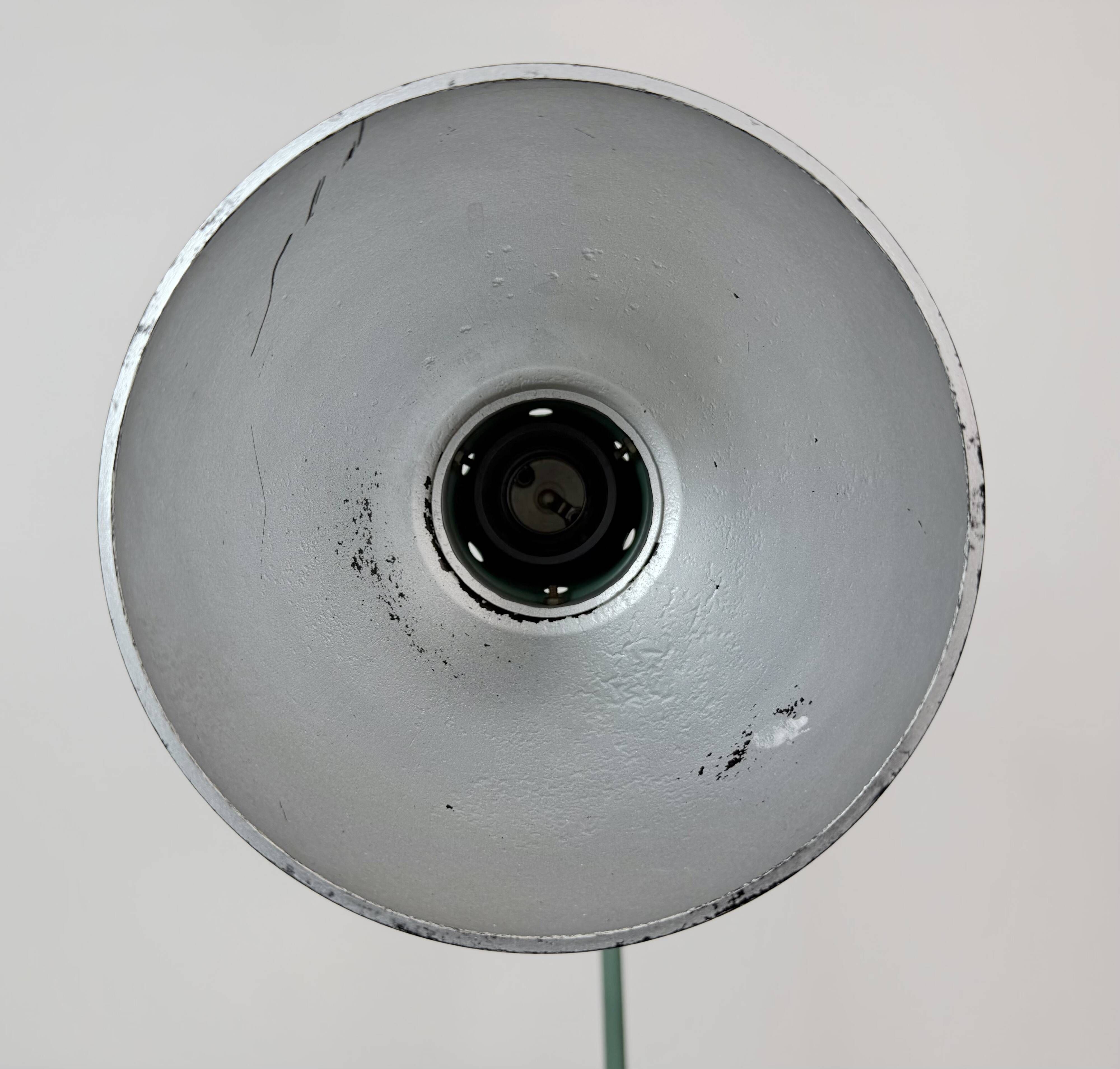 Green Industrial Workshop Desk Lamp by Curt Fischer for Midgard, 1950s