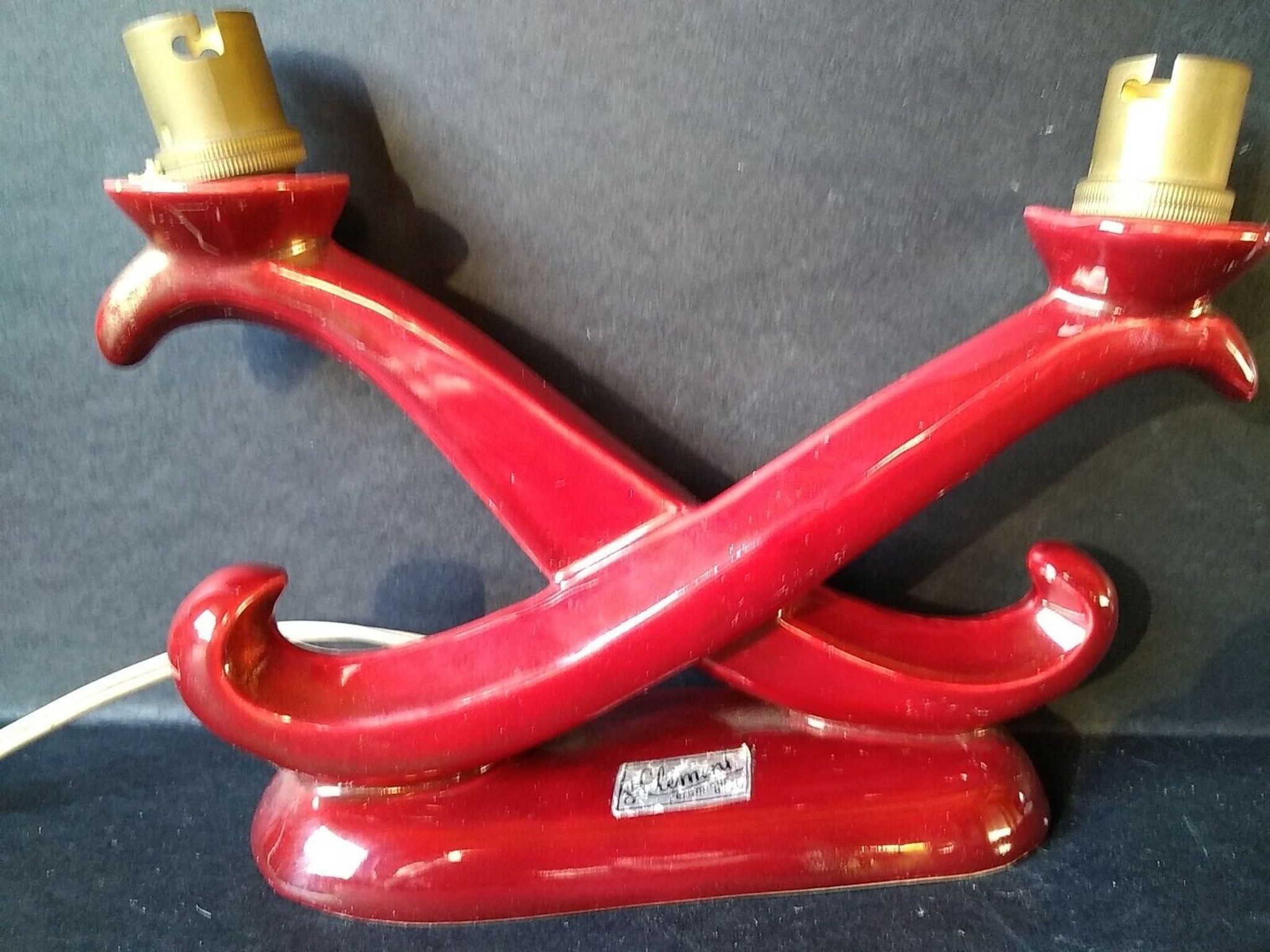 Saint Clement ' s ceramic candle holder