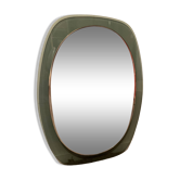 Vintage smoked glass mirror from the 70s