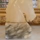 Horse head bookend in onyx and marble