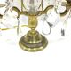 Girandole in bronze and crystal