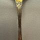 Six Christofle teaspoons, silver-plated vermeil