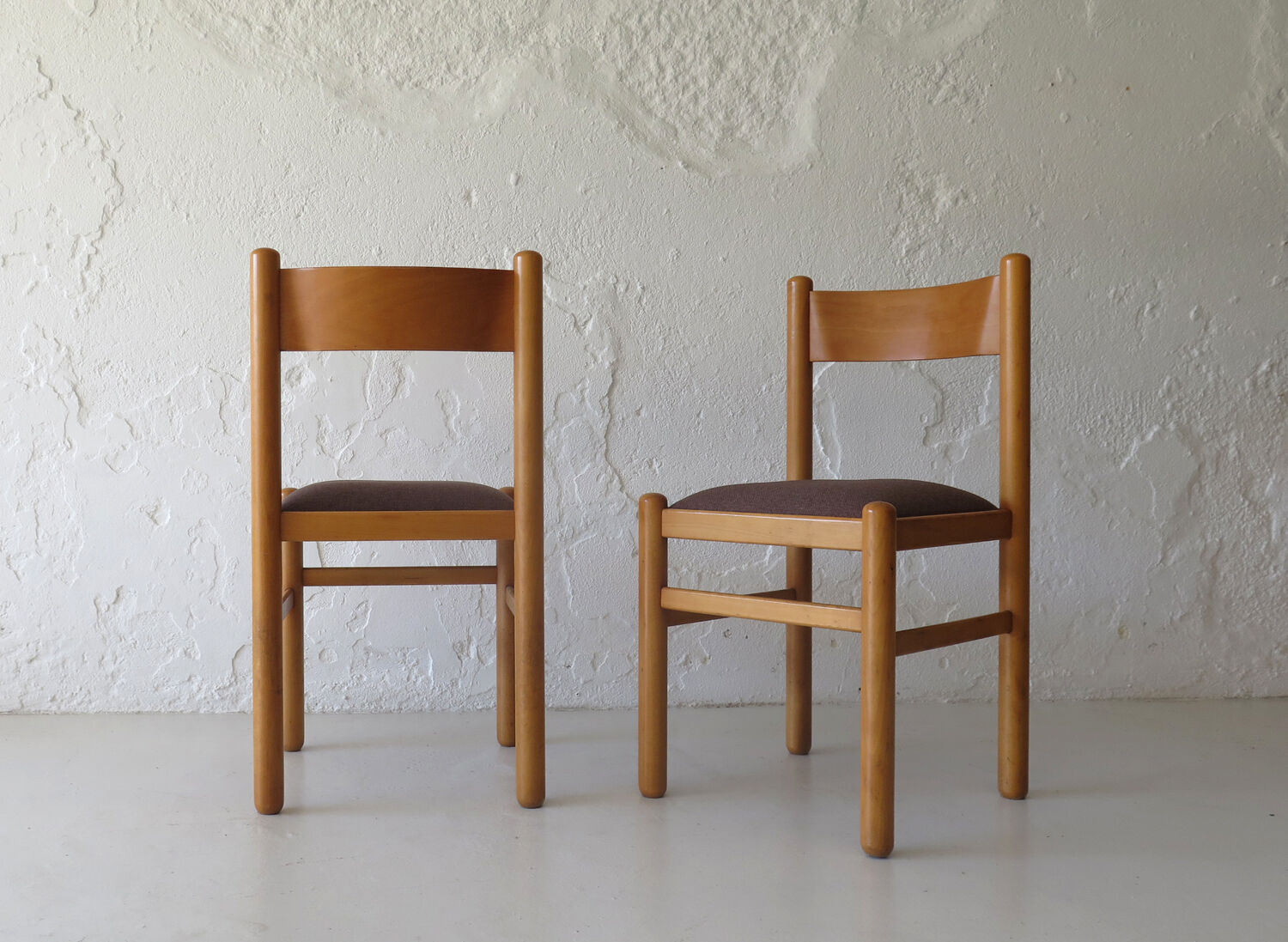Swedish upholstered dining chairs 1960s.