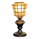 Brass and mother-of-pearl lamp. Lighthouse.