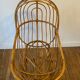 Cradle in rattan