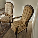 Fauteuils Voltaire début 1900