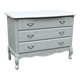 Louis xv style 3-drawer chest of drawers, Luxembourg green