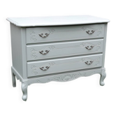 Louis xv style 3-drawer chest of drawers, Luxembourg green