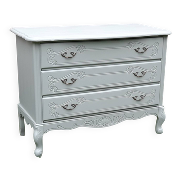 Louis xv style 3-drawer chest of drawers, Luxembourg green