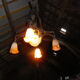chandelier Rethondes glass paste